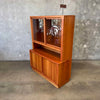 Vintage Danish Cabinet With Tambour Doors