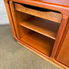 Vintage Danish Cabinet With Tambour Doors