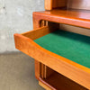 Vintage Danish Cabinet With Tambour Doors