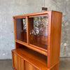 Vintage Danish Cabinet With Tambour Doors