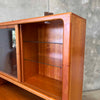 Vintage Danish Cabinet With Tambour Doors