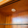 Vintage Danish Cabinet With Tambour Doors