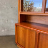 Vintage Danish Cabinet With Tambour Doors