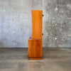 Vintage Danish Cabinet With Tambour Doors