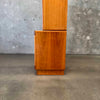 Vintage Danish Cabinet With Tambour Doors