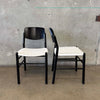 Set of 4 Lacquered Woven Dinging Chairs