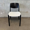 Set of 4 Lacquered Woven Dinging Chairs