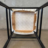 Set of 4 Lacquered Woven Dinging Chairs