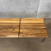 Studio Made Black Limba Bench by Kirk Delman