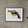 Andy Warhol Custom Framed "Gun" Poster
