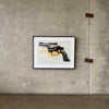 Andy Warhol Custom Framed "Gun" Poster