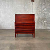 Mid Century Rosewood Secretary Desk With Key - Denmark C. 1965