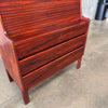 Mid Century Rosewood Secretary Desk With Key - Denmark C. 1965