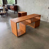 Vintage Oak Modular Shelf Cabinet