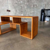 Vintage Oak Modular Shelf Cabinet