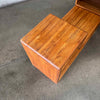 Vintage Oak Modular Shelf Cabinet