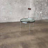 1970s Solid Stainless Steel & Glass Coffee Table