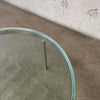 1970s Solid Stainless Steel & Glass Coffee Table