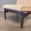 1960s Mid Century Modern Solid Walnut Chair - New Upholstery #1