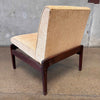 1960s Mid Century Modern Solid Walnut Chair - New Upholstery #1