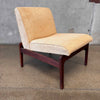 1960s Mid Century Modern Solid Walnut Chair - New Upholstery #2