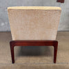 1960s Mid Century Modern Solid Walnut Chair - New Upholstery #2
