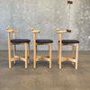 Set of Three Mid Century Counter Height Bar Stools By Gangso Mobler