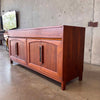 Vintage Walnut John Keal Credenza For Brown Saltman