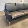 1950's Danish Leather Sofa