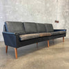 1950's Danish Leather Sofa