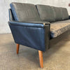 1950's Danish Leather Sofa