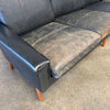 1950's Danish Leather Sofa