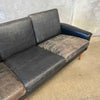 1950's Danish Leather Sofa
