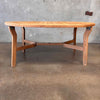 Vintage Redwood Patio Table & Chair Set