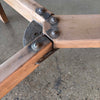 Vintage Redwood Patio Table & Chair Set