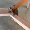 Vintage Redwood Patio Table & Chair Set