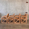 Vintage Redwood Patio Table & Chair Set