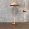 Anthropologie Rattan Umbel Floor Lamp