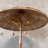 Anthropologie Rattan Umbel Floor Lamp