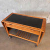 Mid Century Modern Lane Expandable Bar Cart