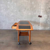 Mid Century Modern Lane Expandable Bar Cart
