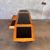 Mid Century Modern Lane Expandable Bar Cart