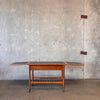 Mid Century Modern Lane Expandable Bar Cart