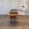 Mid Century Modern Lane Expandable Bar Cart