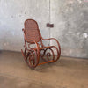 Vintage Bentwood Rocking Chair - Rattan & Bamboo