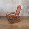 Vintage Bentwood Rocking Chair - Rattan & Bamboo