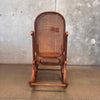 Vintage Bentwood Rocking Chair - Rattan & Bamboo