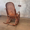 Vintage Bentwood Rocking Chair - Rattan & Bamboo