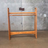 Vintage Oak Frank Evans Blanket Stand