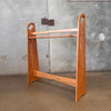 Vintage Oak Frank Evans Blanket Stand